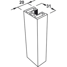 Khung No.52 Hafele 403.75.344
