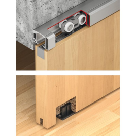 Bộ Các Thành Phần Slido D-line11 120i Hafele 941.25.045